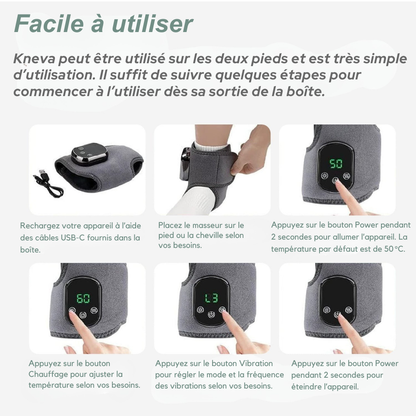 KNEVA™ — Appareil de massage des pieds pour un soulagement immédiat et durable