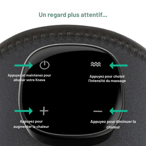 Appareil de massage genoux Kneva « Triple Action »